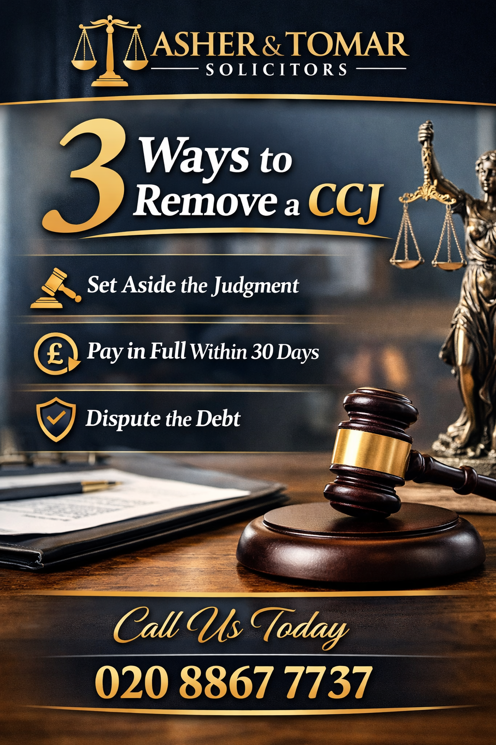 3 Ways to Remove a CCJ