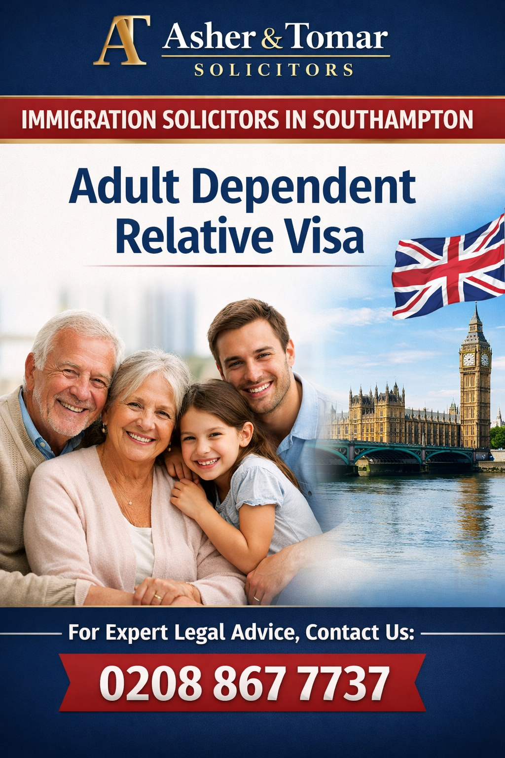 Immigration Solicitors in Southampton for Adult Dependent Relative Visa