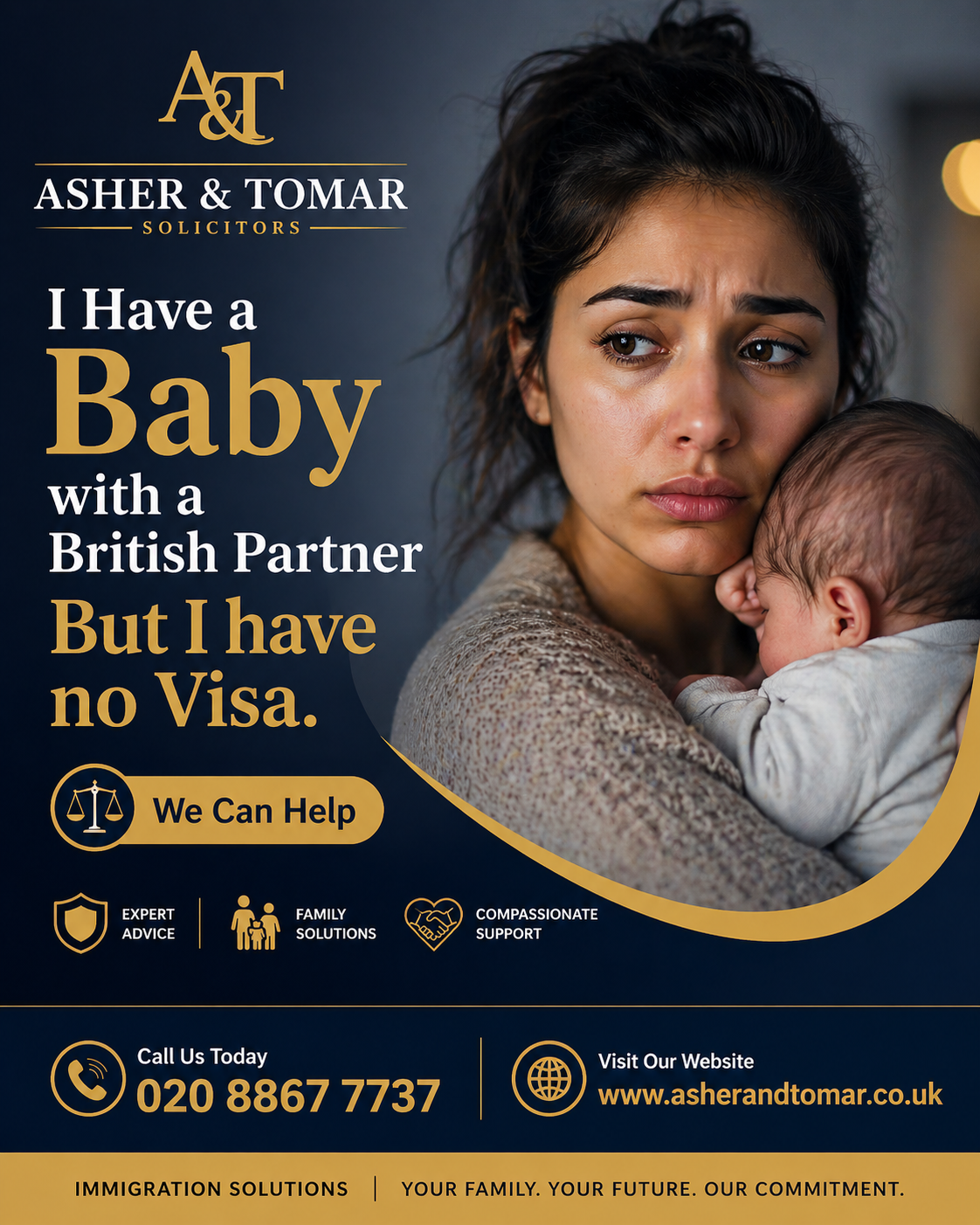 I Have a Baby with a British Partner But I Have No Visa