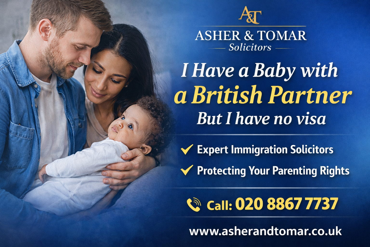 I Have a Baby with a British Partner But I Have No Visa
