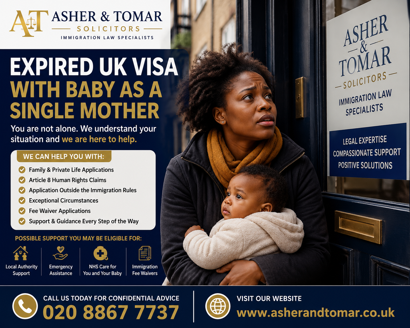 Expired UK Visa With Baby as a Single Mother