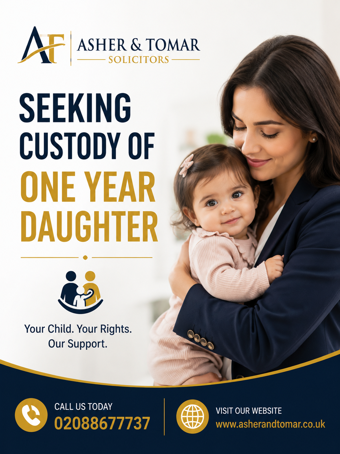 Seeking Custody of One Year Daughter