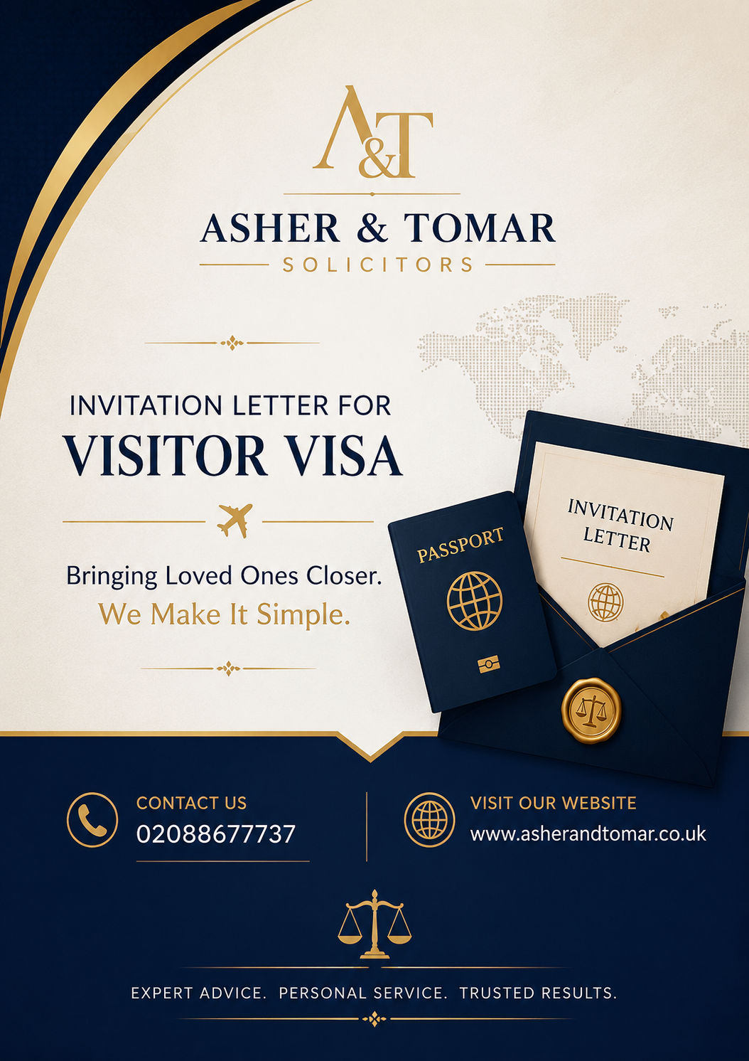 An Invitation letter for a Visitor Visa