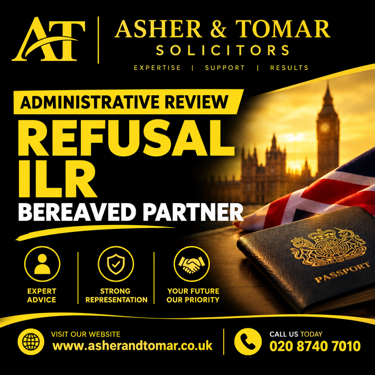 Administrative Review Refusal ILR Bereaved Partner