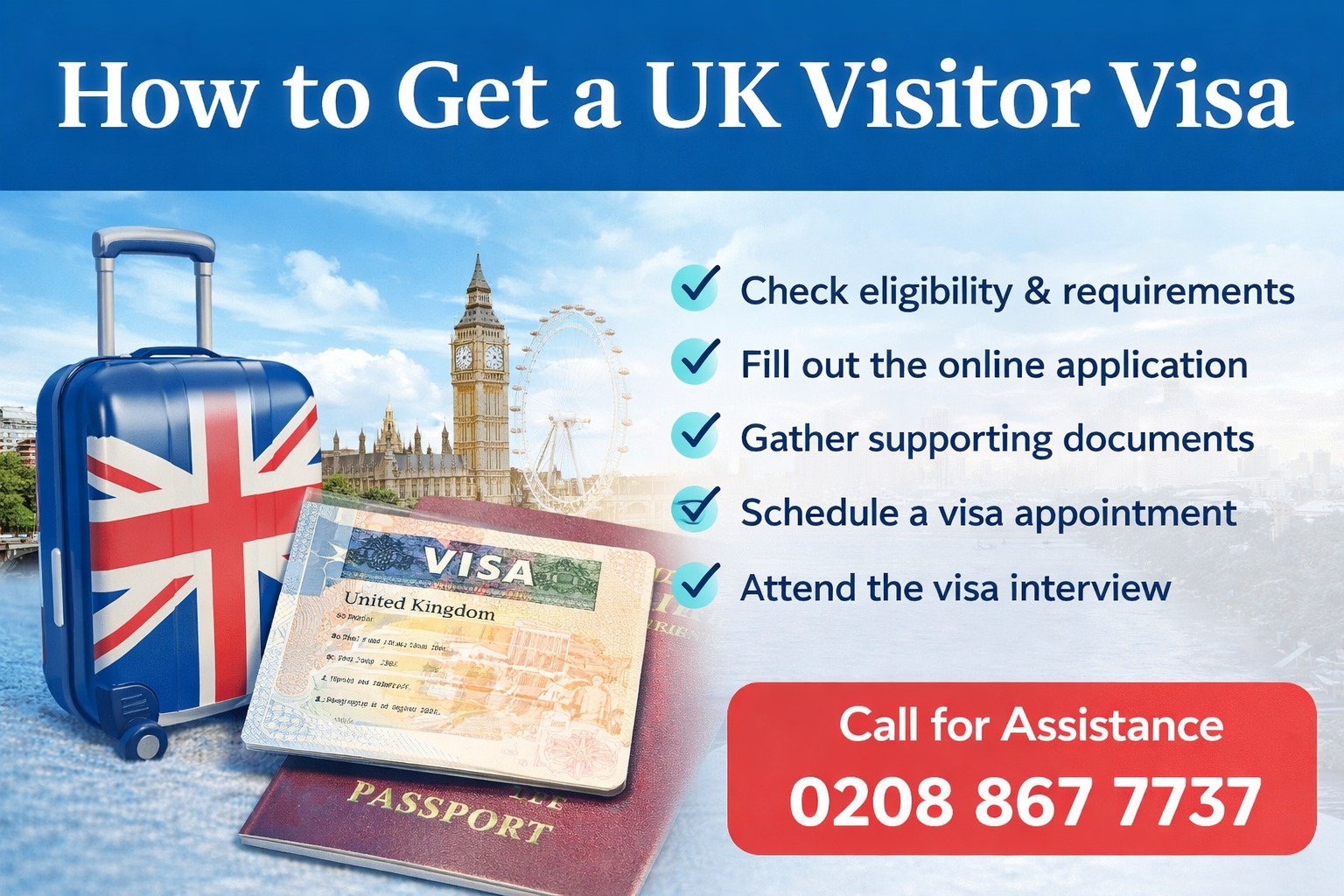 How to Get a UK Visitor Visa – Immigration solicitor advising applicant on UK tourist visa requirements