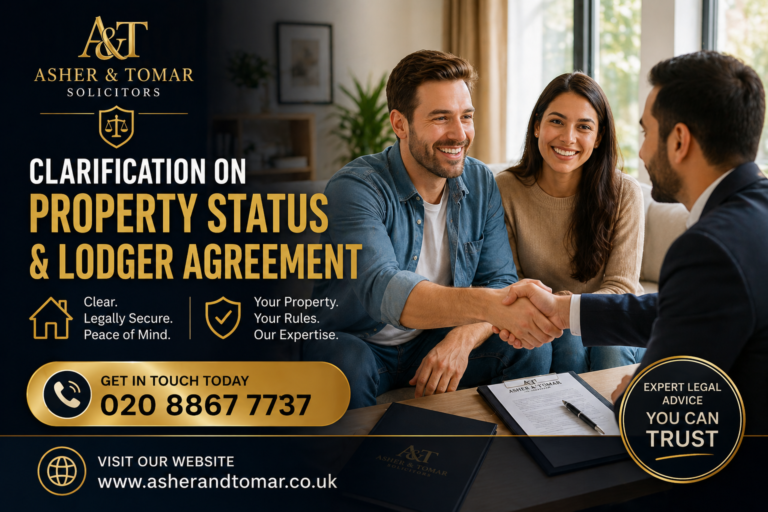 Clarification on Property Status and Lodger Agreement