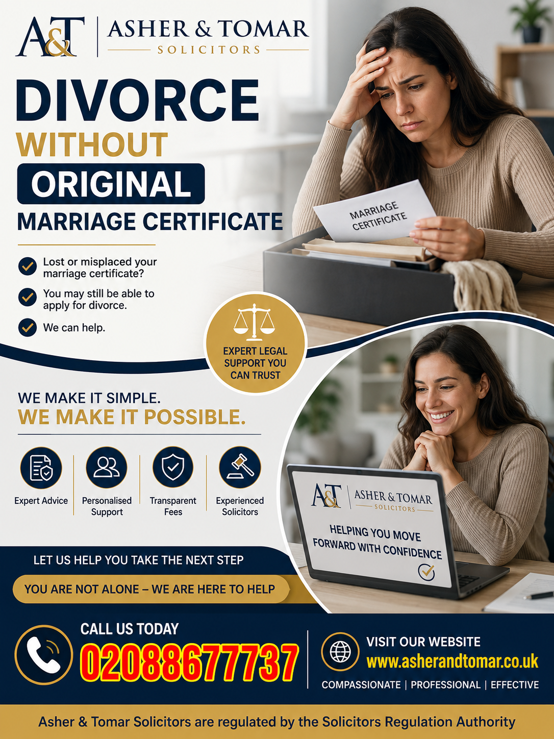 Divorce without Original Marriage Certificate