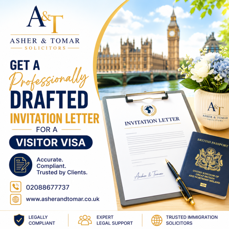 Get a Professionally Drafted Invitation Letter for a Visitor Visa