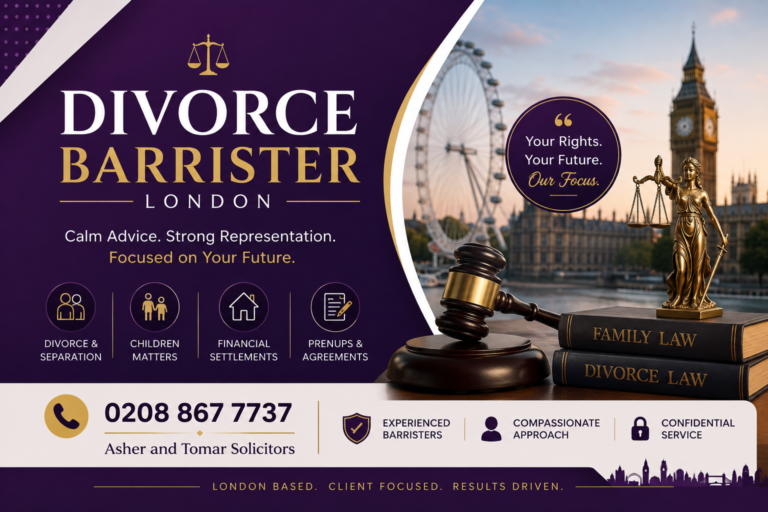 Divorce Barrister London – Asher and Tomar Solicitors