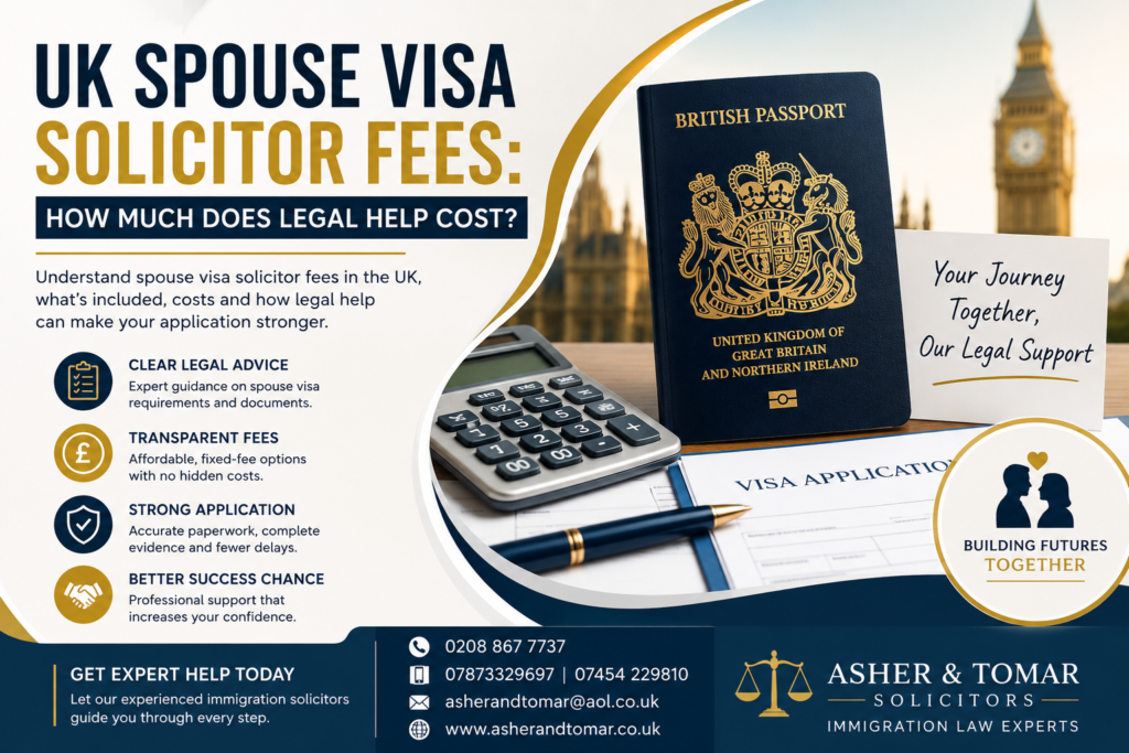 UK Spouse Visa Solicitor Fees – Legal Help and Immigration Advice