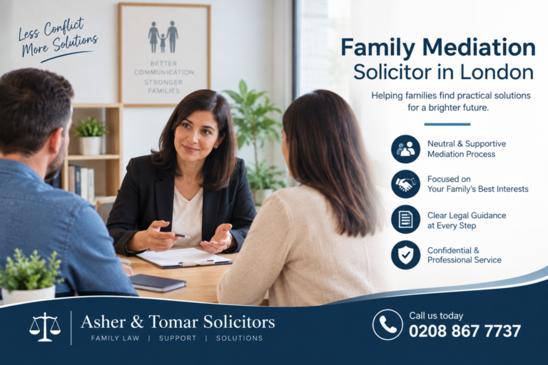 Family Mediation Solicitor London providing guidance for family disputes