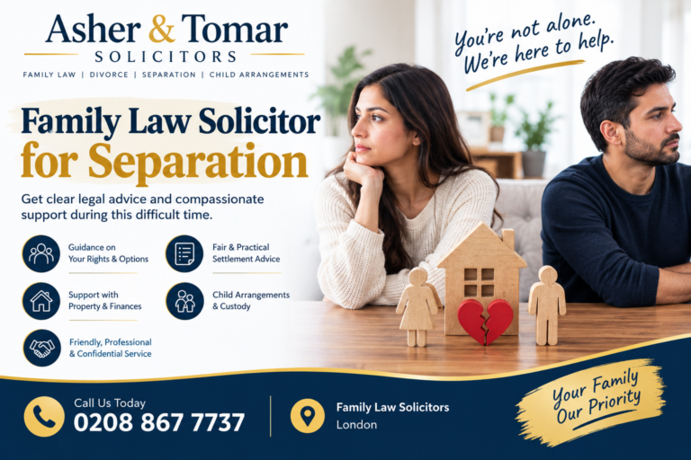 Family Law Solicitor for Separation in the UK