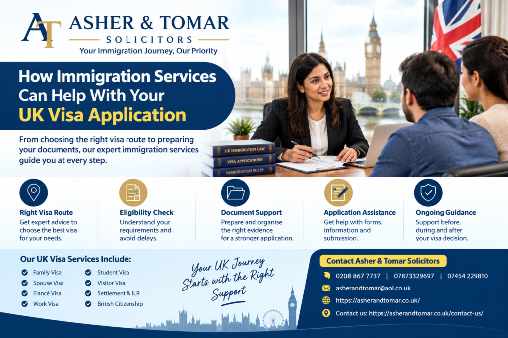 Asher & Tomar Solicitors providing professional immigration services for UK visa applications