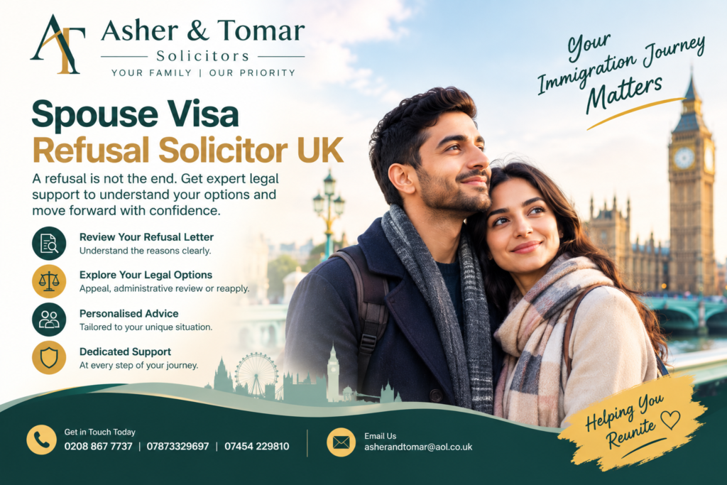 Spouse Visa Refusal Solicitor UK – Asher & Tomar Solicitors
