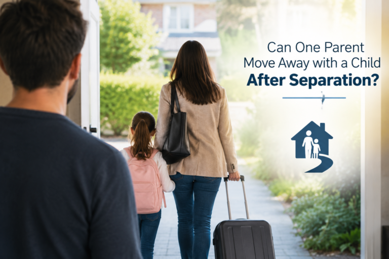Can One Parent Move Away With a Child After Separation?