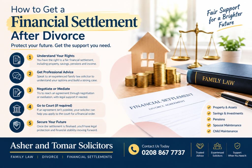 Financial Settlement After Divorce in the UK – Asher and Tomar Solicitors