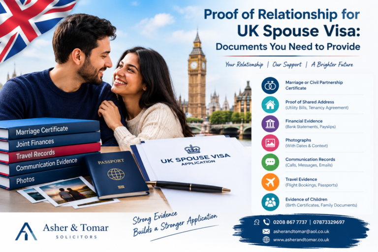 Proof of Relationship for UK Spouse Visa – Documents Required | Asher & Tomar Solicitors