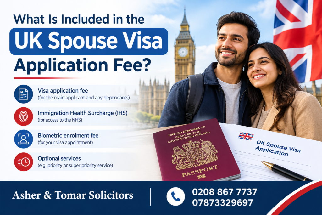 What Is Included in the UK Spouse Visa Application Fee? | Asher & Tomar Solicitors