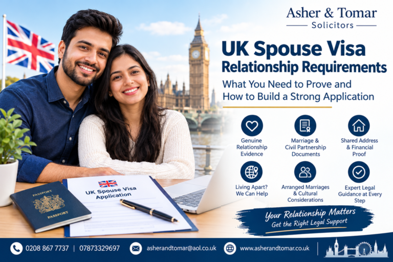 UK Spouse Visa Relationship Requirements – Asher & Tomar Solicitors.